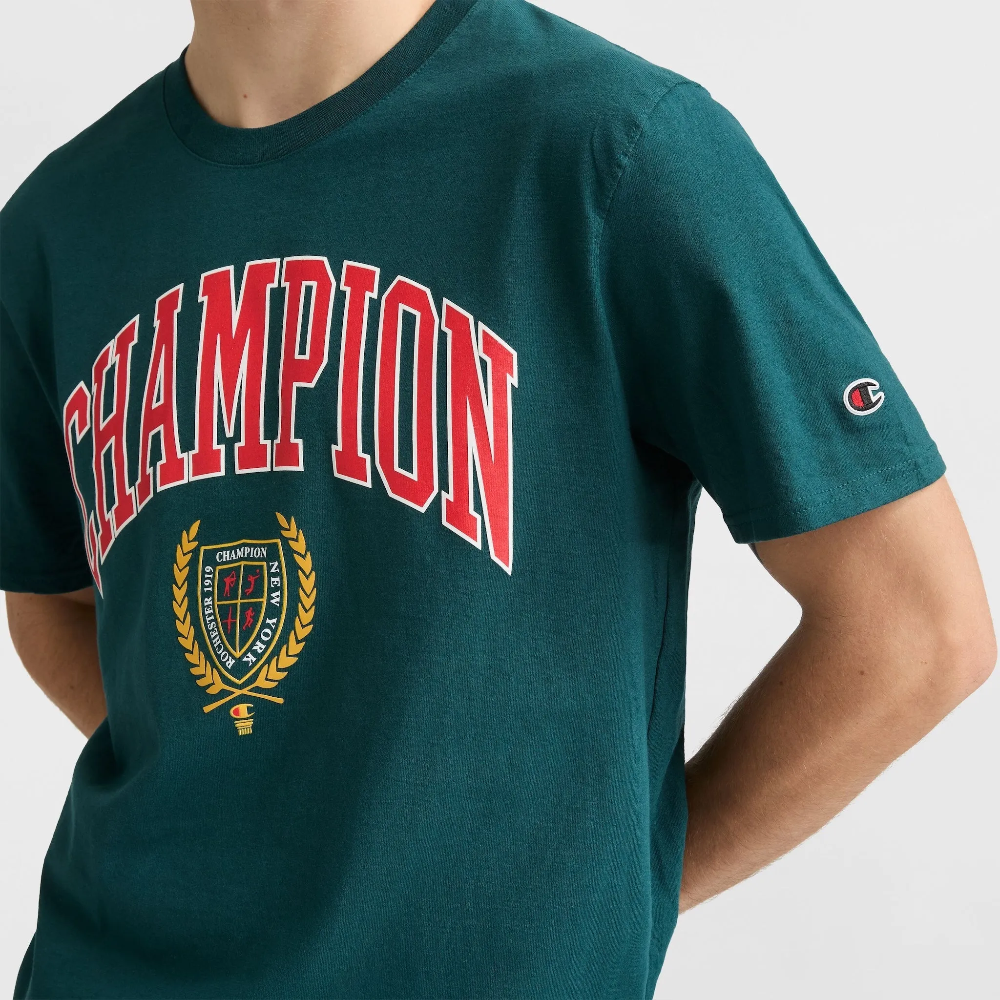 Classic Graphic T-Shirt, Block Arch & Seal Urban Street Style