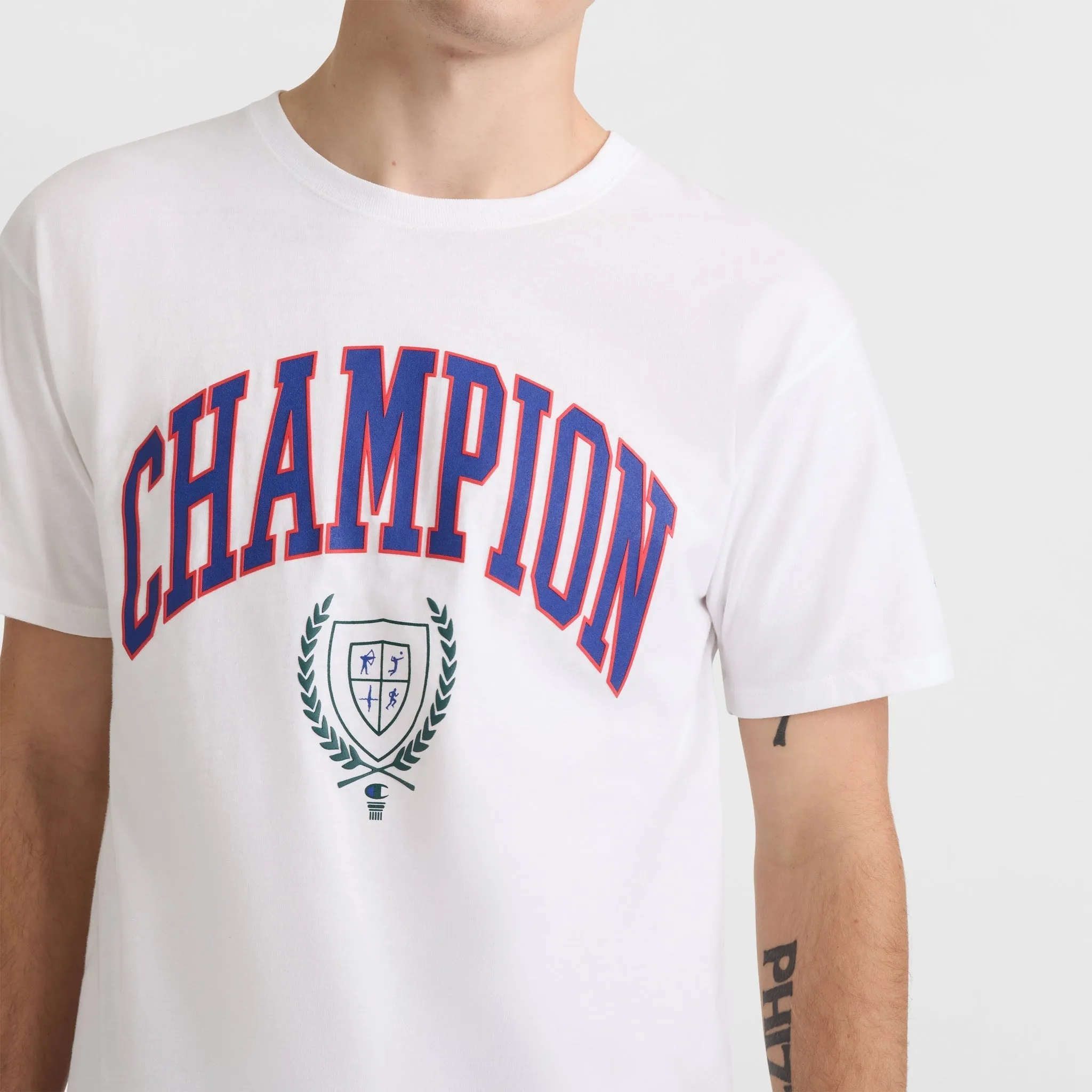 Classic Graphic T-Shirt, Block Arch & Seal Urban Street Style