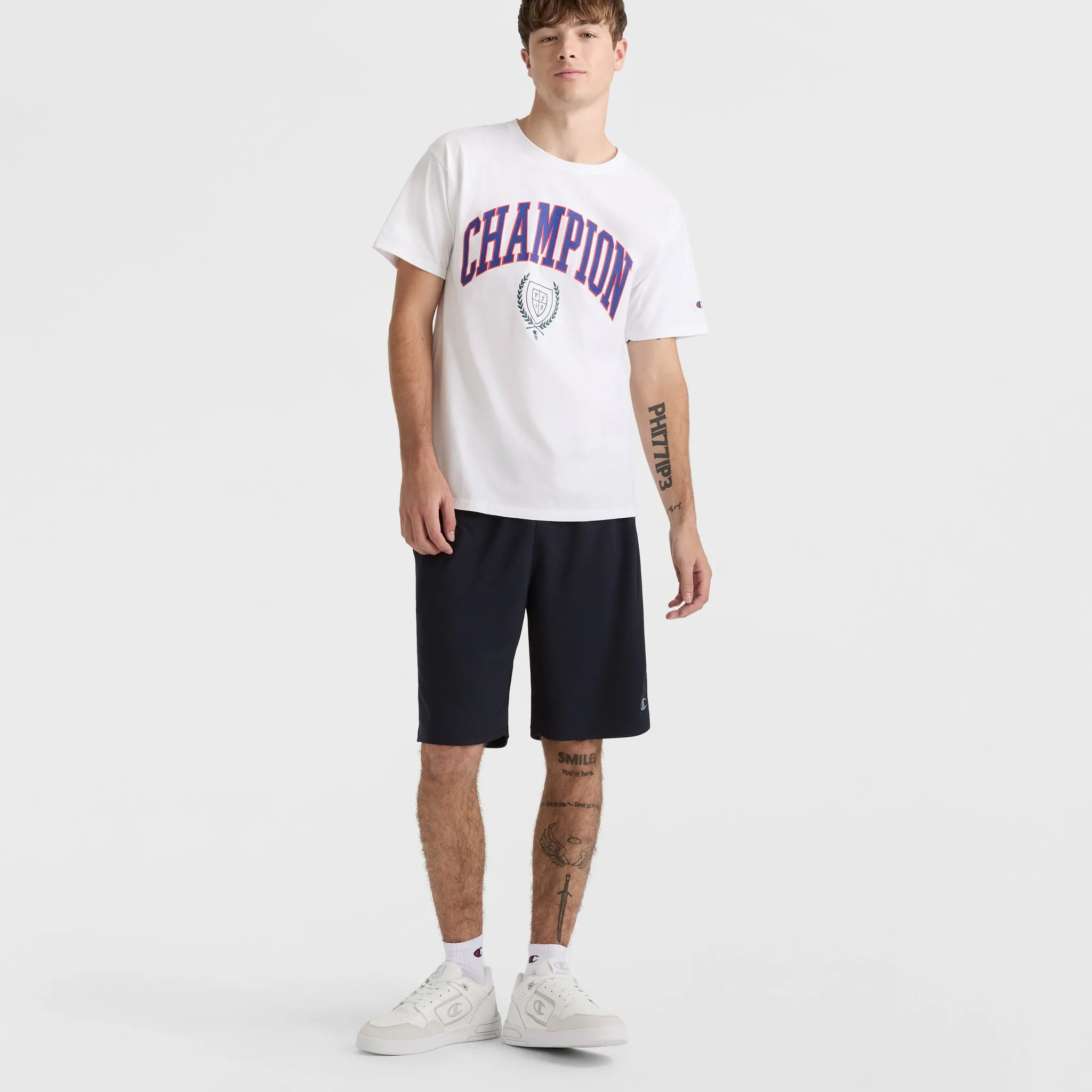 Classic Graphic T-Shirt, Block Arch & Seal Urban Street Style