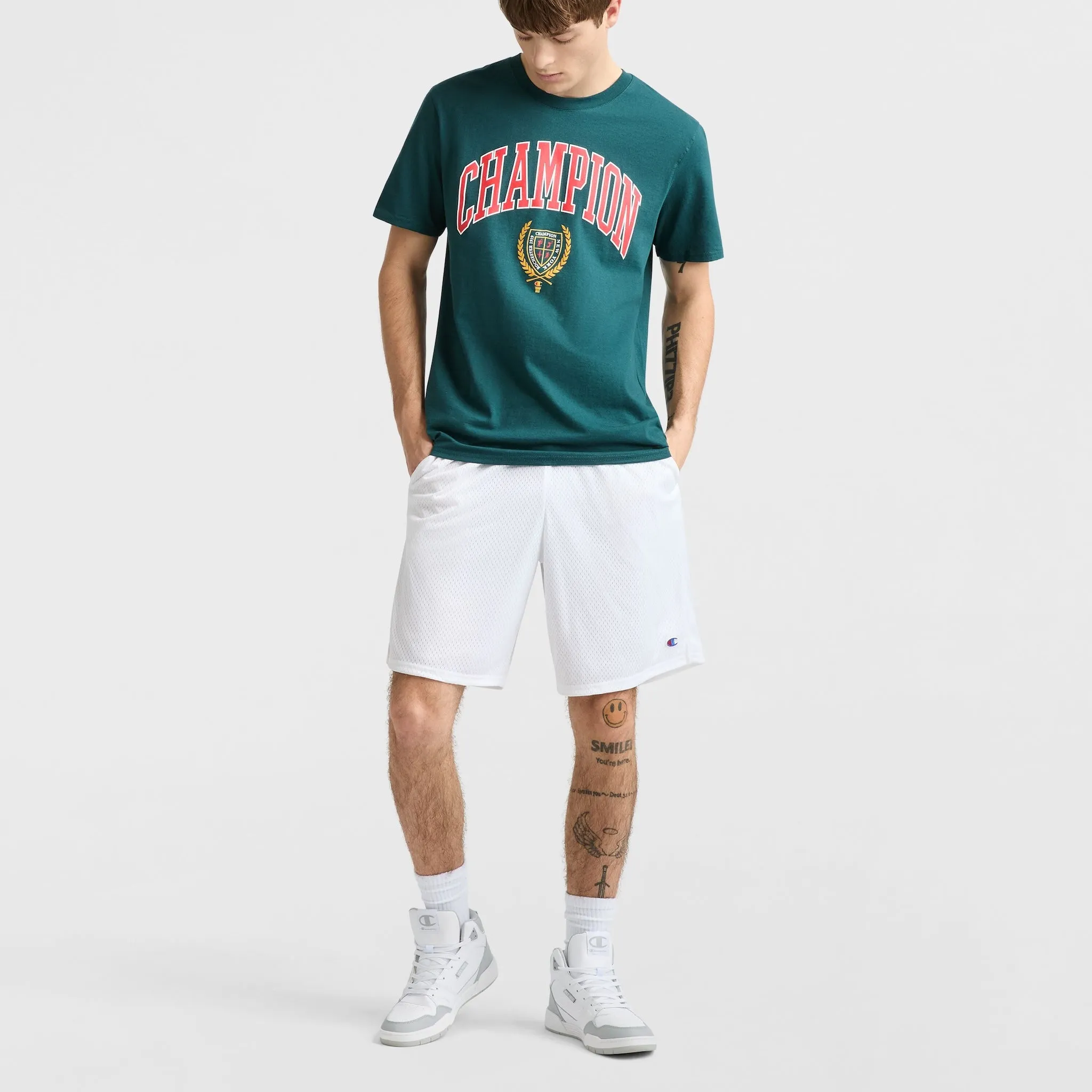 Classic Graphic T-Shirt, Block Arch & Seal Urban Street Style