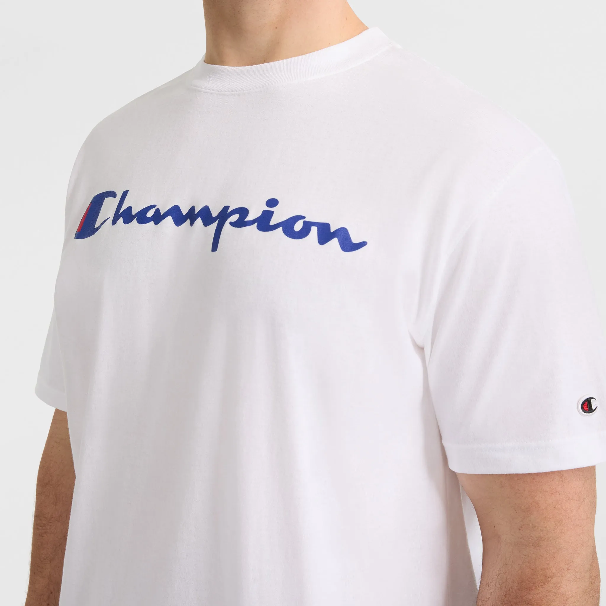 Classic Graphic T-Shirt, Script Logo - Big & Tall Urban Street Style