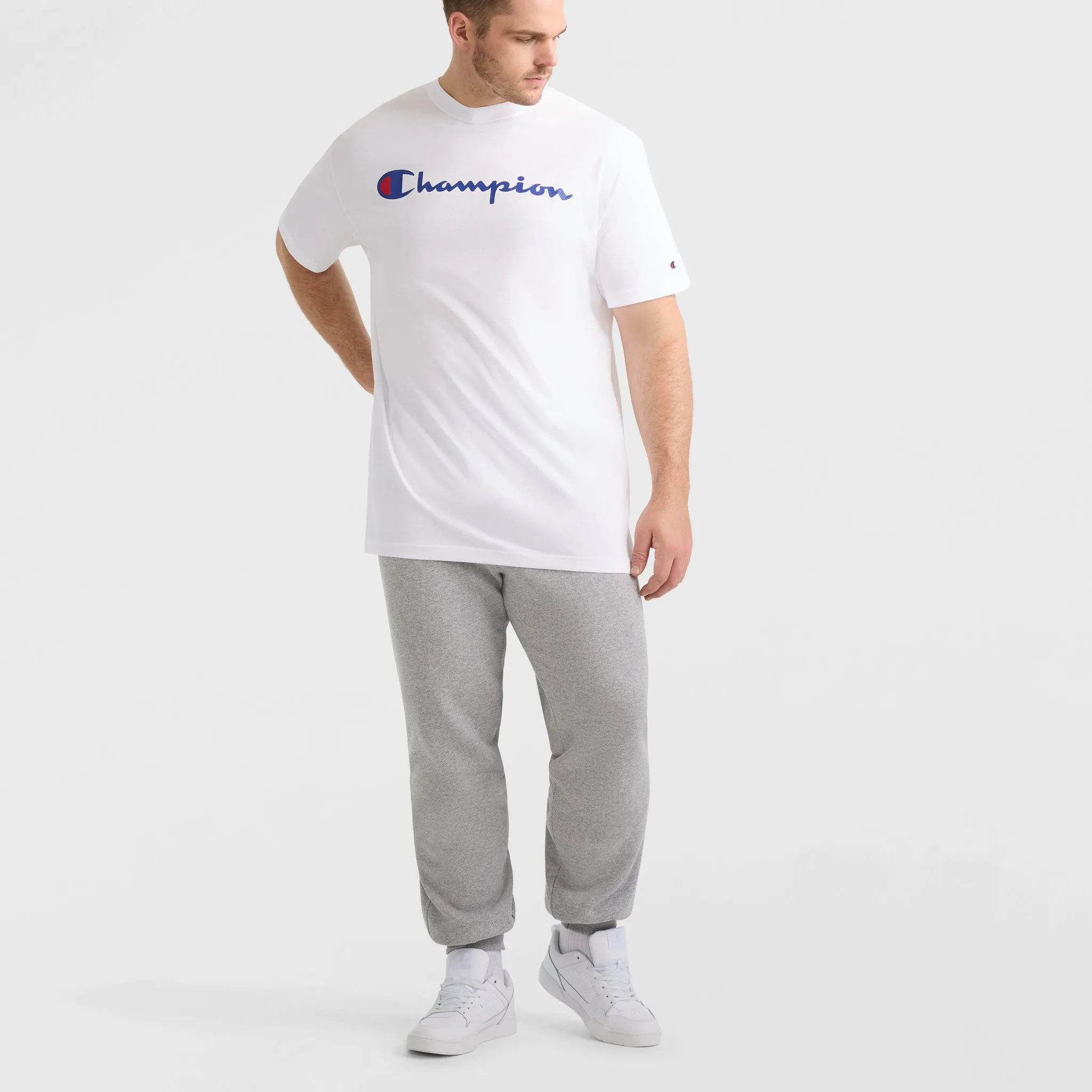 Classic Graphic T-Shirt, Script Logo - Big & Tall Urban Street Style