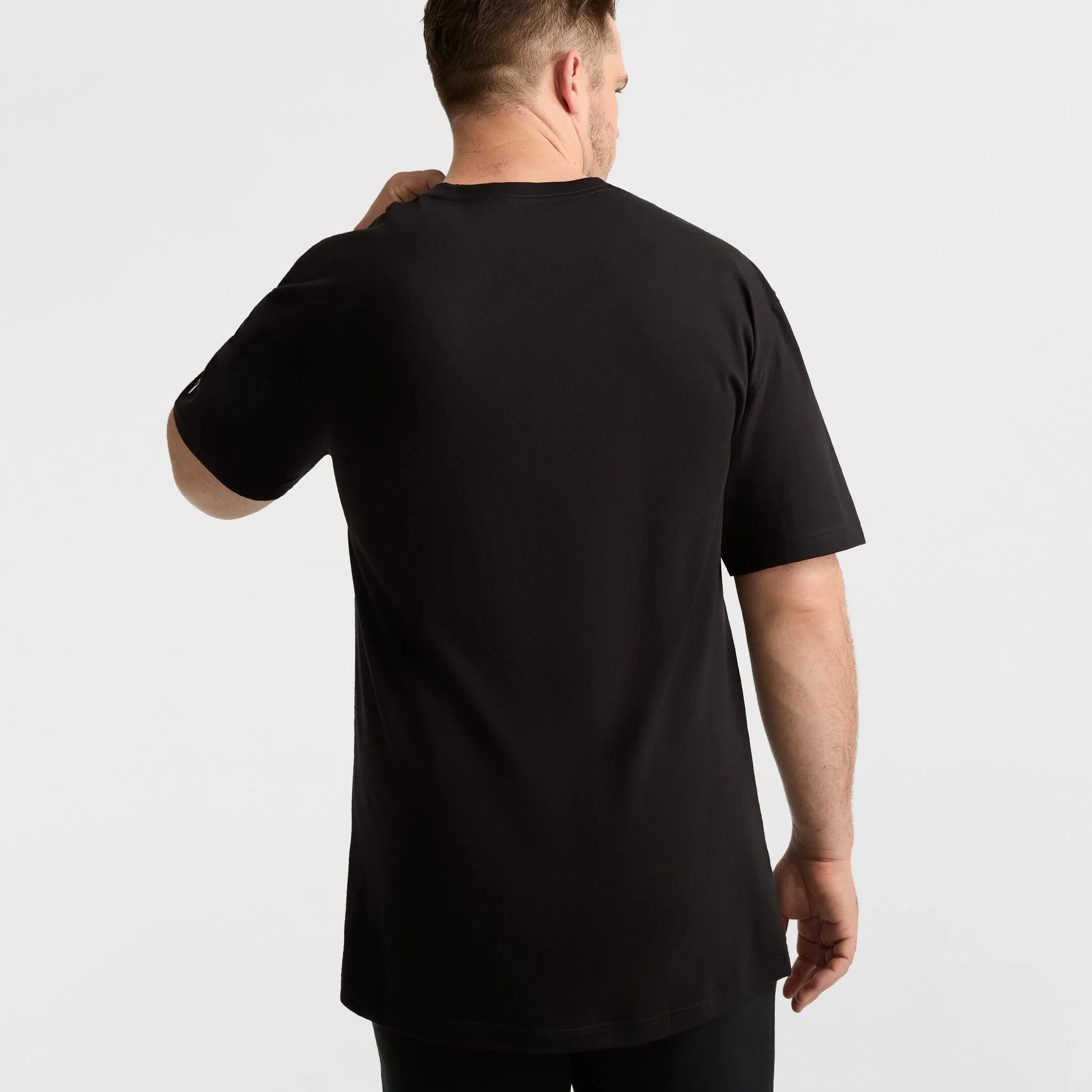 Classic Graphic T-Shirt, Script Logo - Big & Tall Urban Street Style