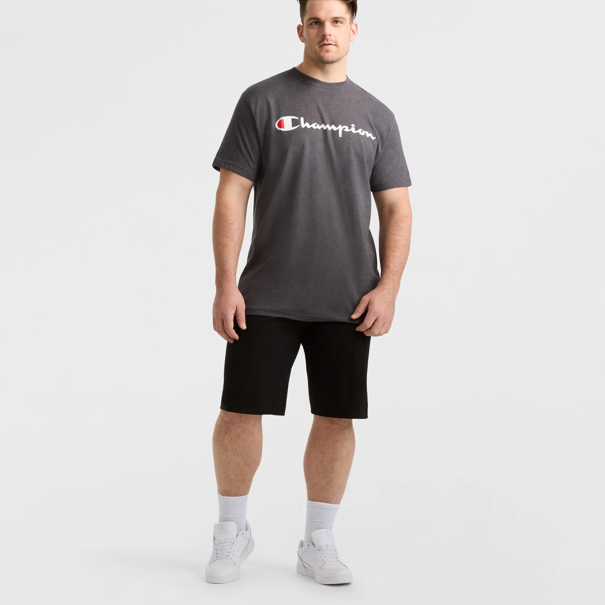 Classic Graphic T-Shirt, Script Logo - Big & Tall Urban Street Style