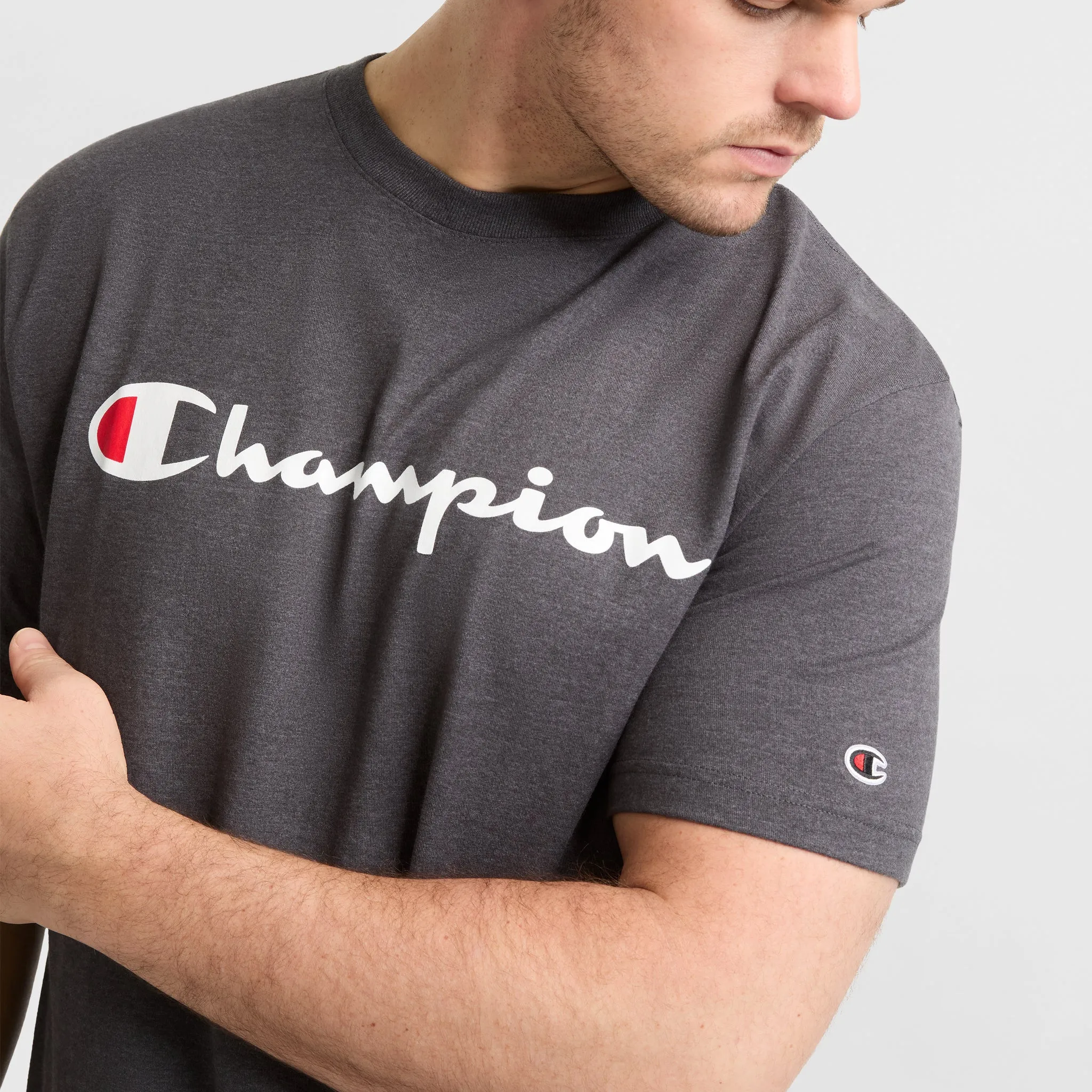 Classic Graphic T-Shirt, Script Logo - Big & Tall Urban Street Style