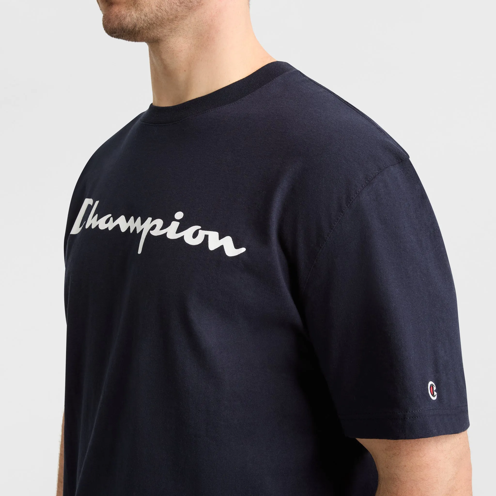 Classic Graphic T-Shirt, Script Logo - Big & Tall Urban Street Style