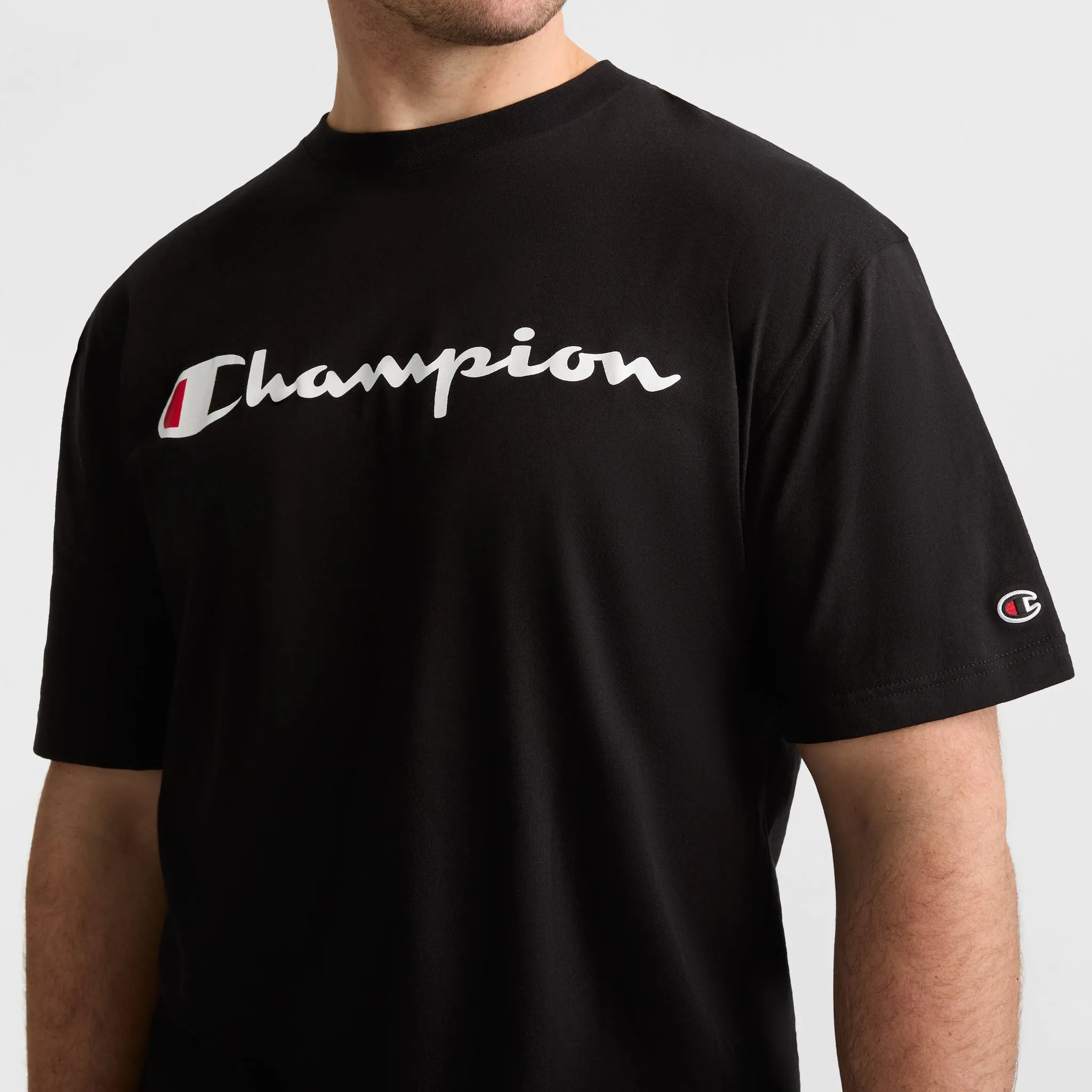 Classic Graphic T-Shirt, Script Logo - Big & Tall Urban Street Style