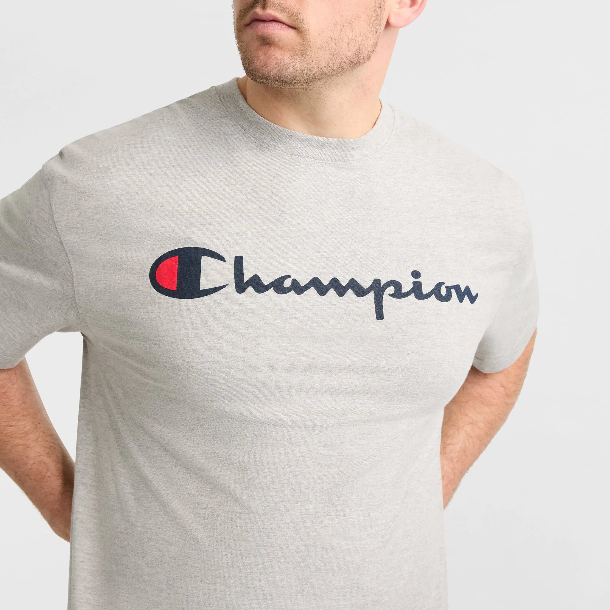Classic Graphic T-Shirt, Script Logo - Big & Tall Urban Street Style