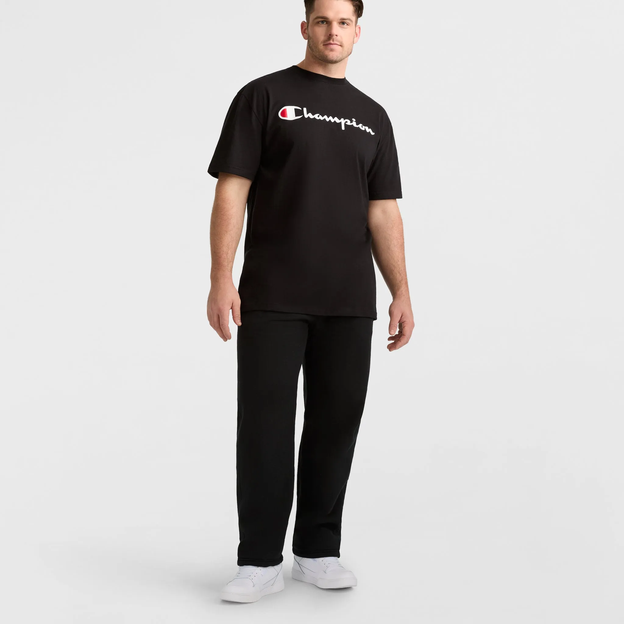 Classic Graphic T-Shirt, Script Logo - Big & Tall Urban Street Style