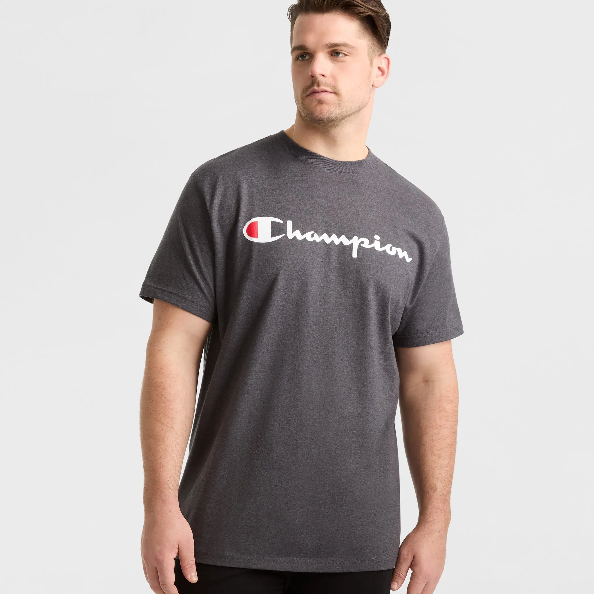 Classic Graphic T-Shirt, Script Logo - Big & Tall Urban Street Style
