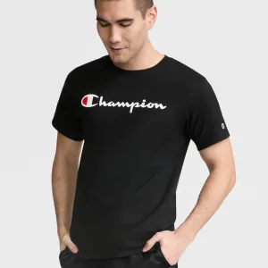 Classic Graphic T-Shirt, Script Logo Urban Street Style