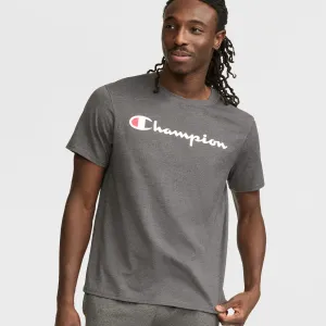 Classic Graphic T-Shirt, Script Logo Urban Street Style