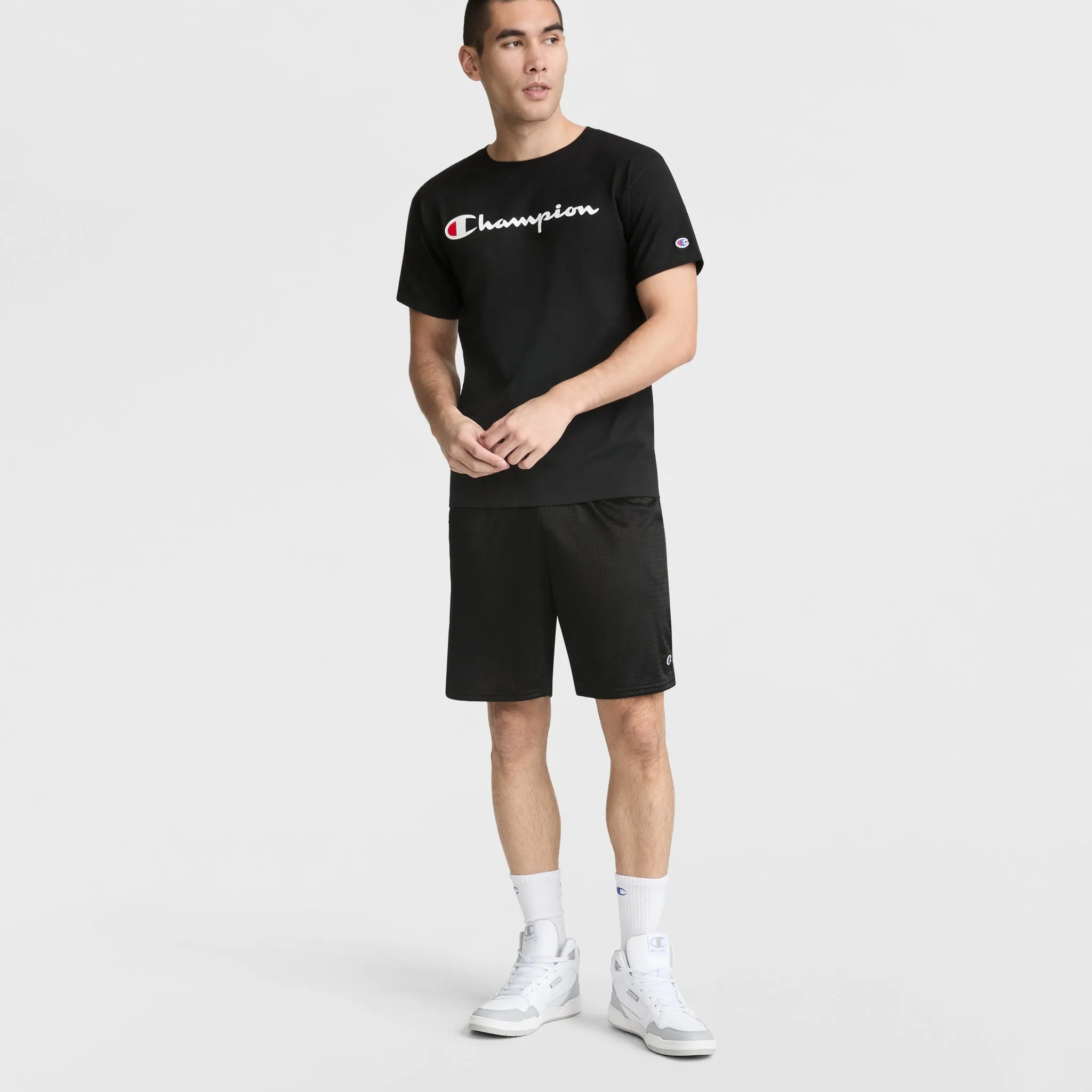 Classic Graphic T-Shirt, Script Logo Urban Street Style