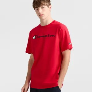 Classic Graphic T-Shirt, Script Logo Urban Street Style