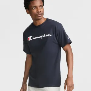 Classic Graphic T-Shirt, Script Logo Urban Street Style
