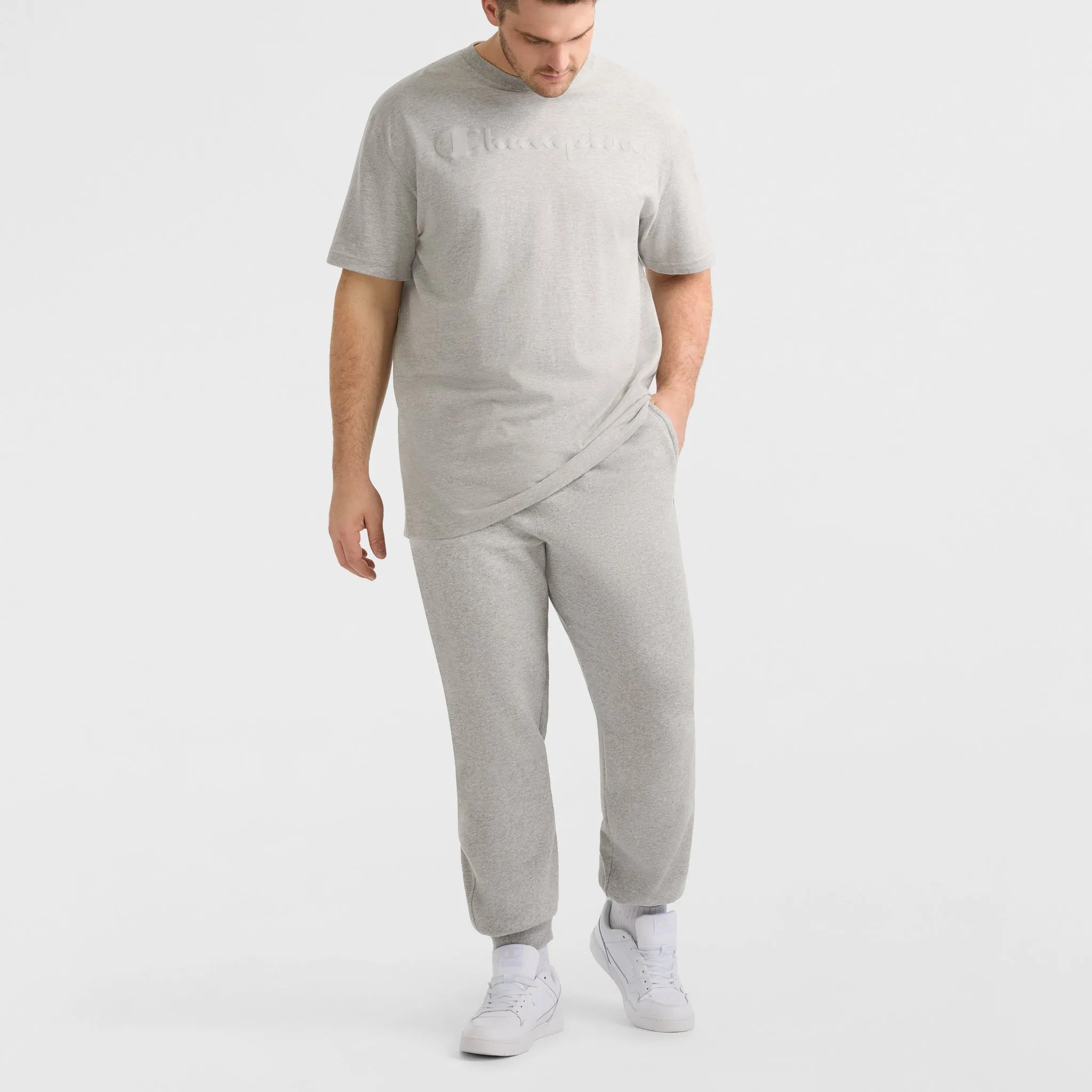 Classic Graphic T-Shirt, Tonal Script Logo - Big & Tall Urban Street Style