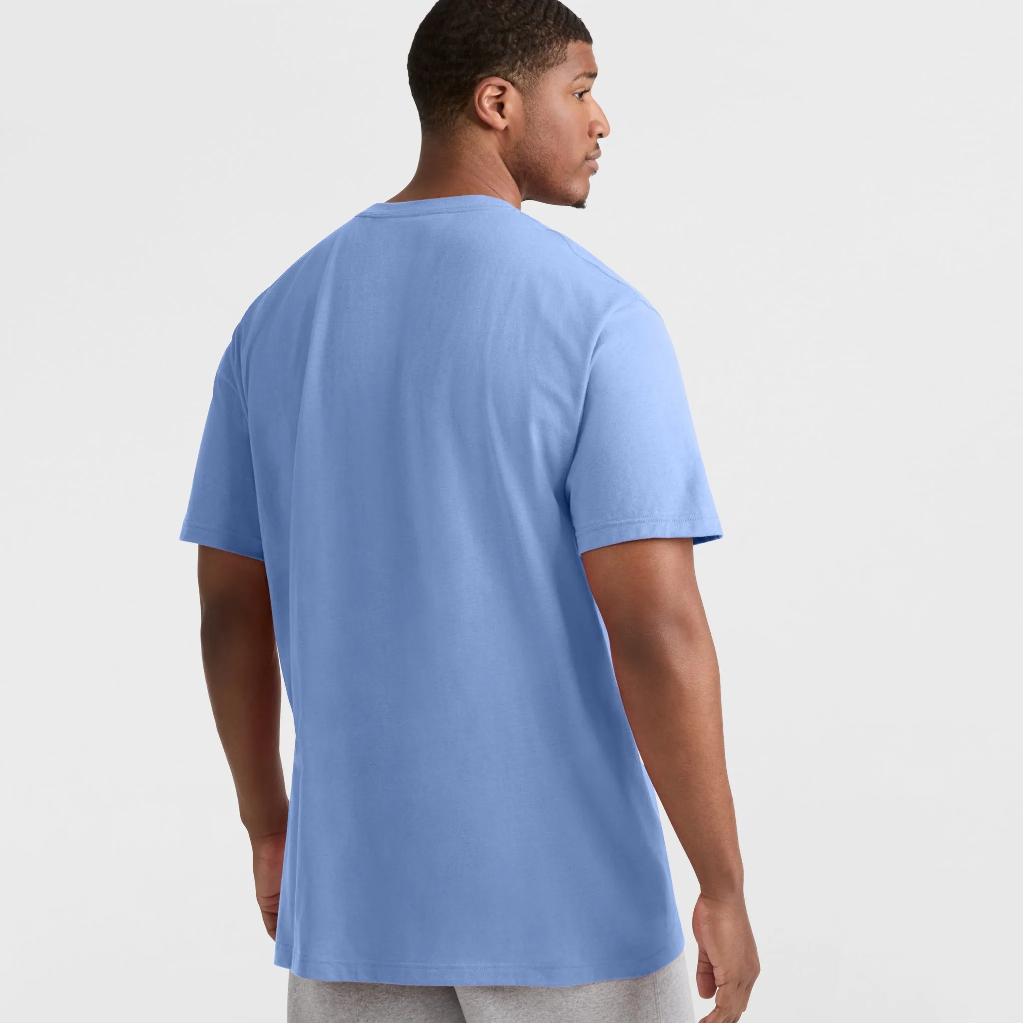 Classic Graphic T-Shirt, Tonal Script Logo - Big & Tall Urban Street Style