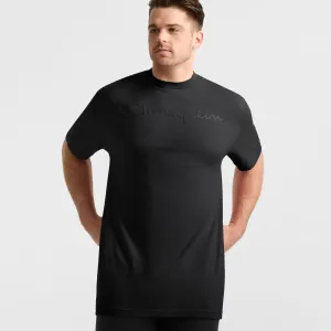 Classic Graphic T-Shirt, Tonal Script Logo - Big & Tall Urban Street Style