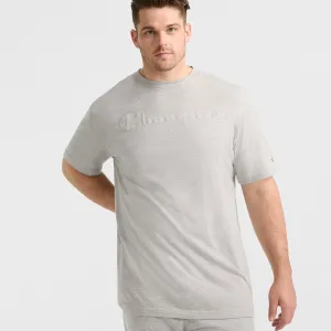 Classic Graphic T-Shirt, Tonal Script Logo - Big & Tall Urban Street Style