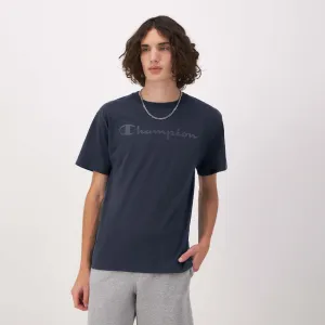 Classic Graphic T-Shirt, Tonal Script Logo Urban Street Style