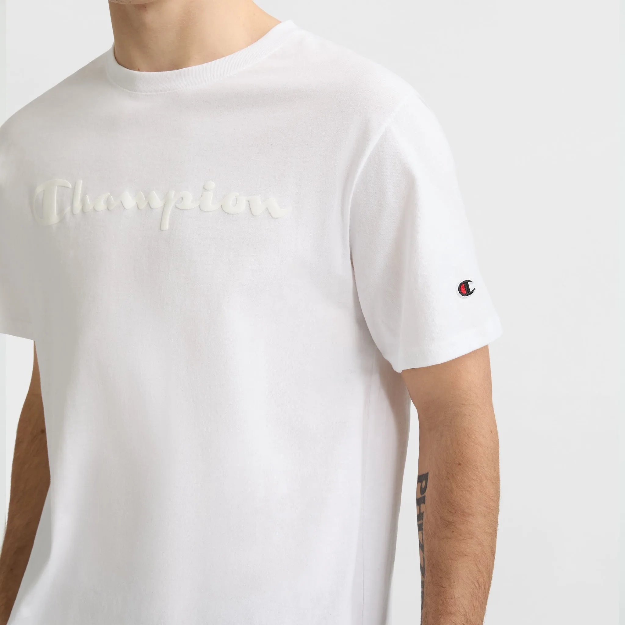 Classic Graphic T-Shirt, Tonal Script Logo Urban Street Style