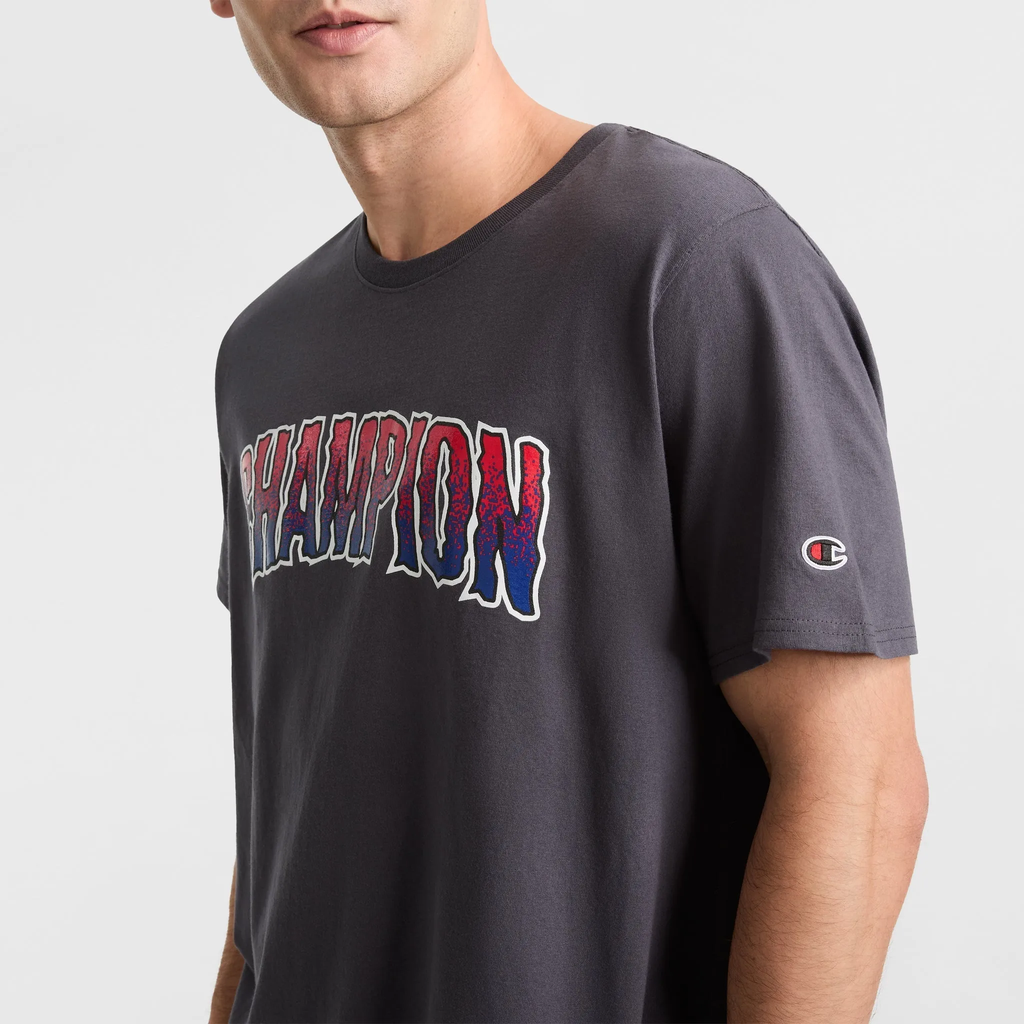Classic Graphic T-Shirt, Wavy Fade Urban Street Style