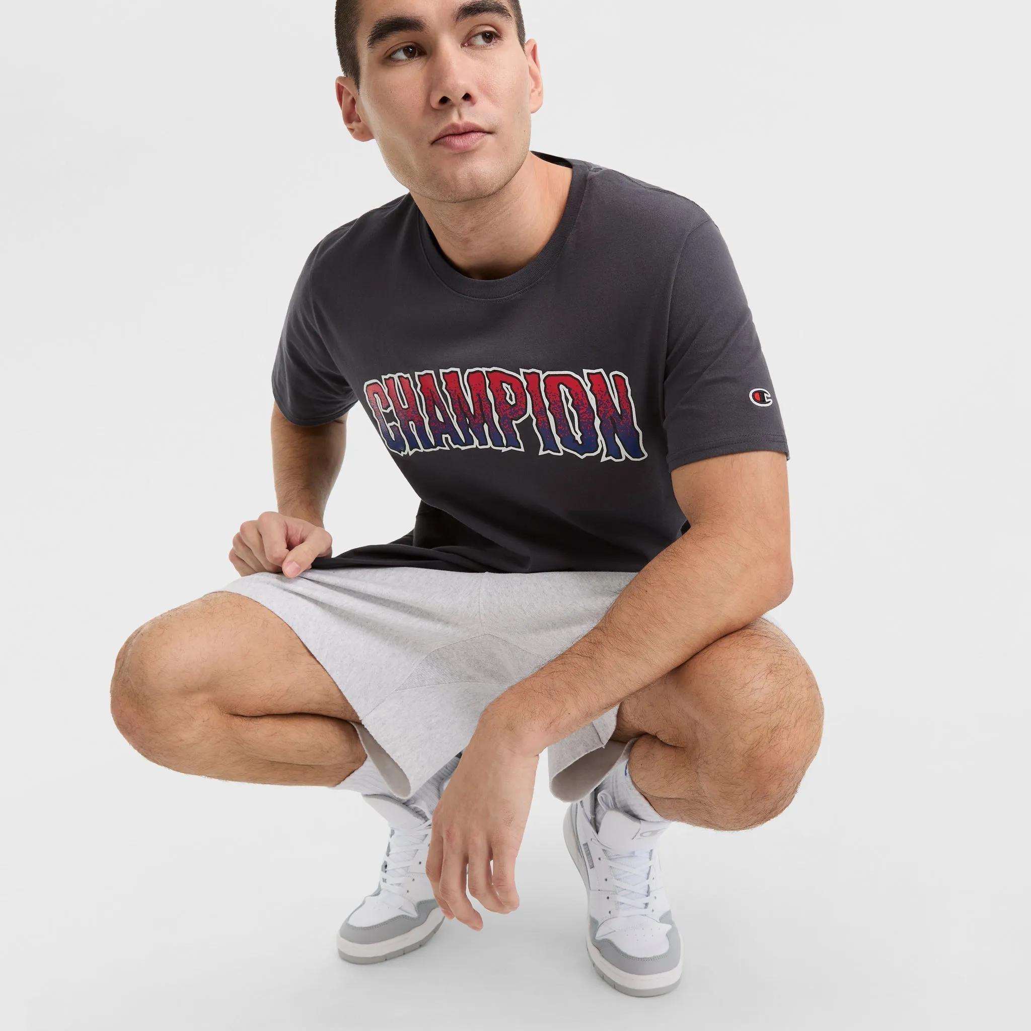 Classic Graphic T-Shirt, Wavy Fade Urban Street Style