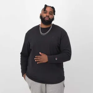 Classic Long-Sleeve T-Shirt, Embroidered C Logo - Big & Tall Urban Street Style