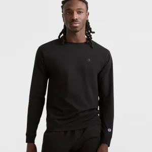 Classic Long Sleeve T-Shirt, Embroidered C Logo Urban Street Style