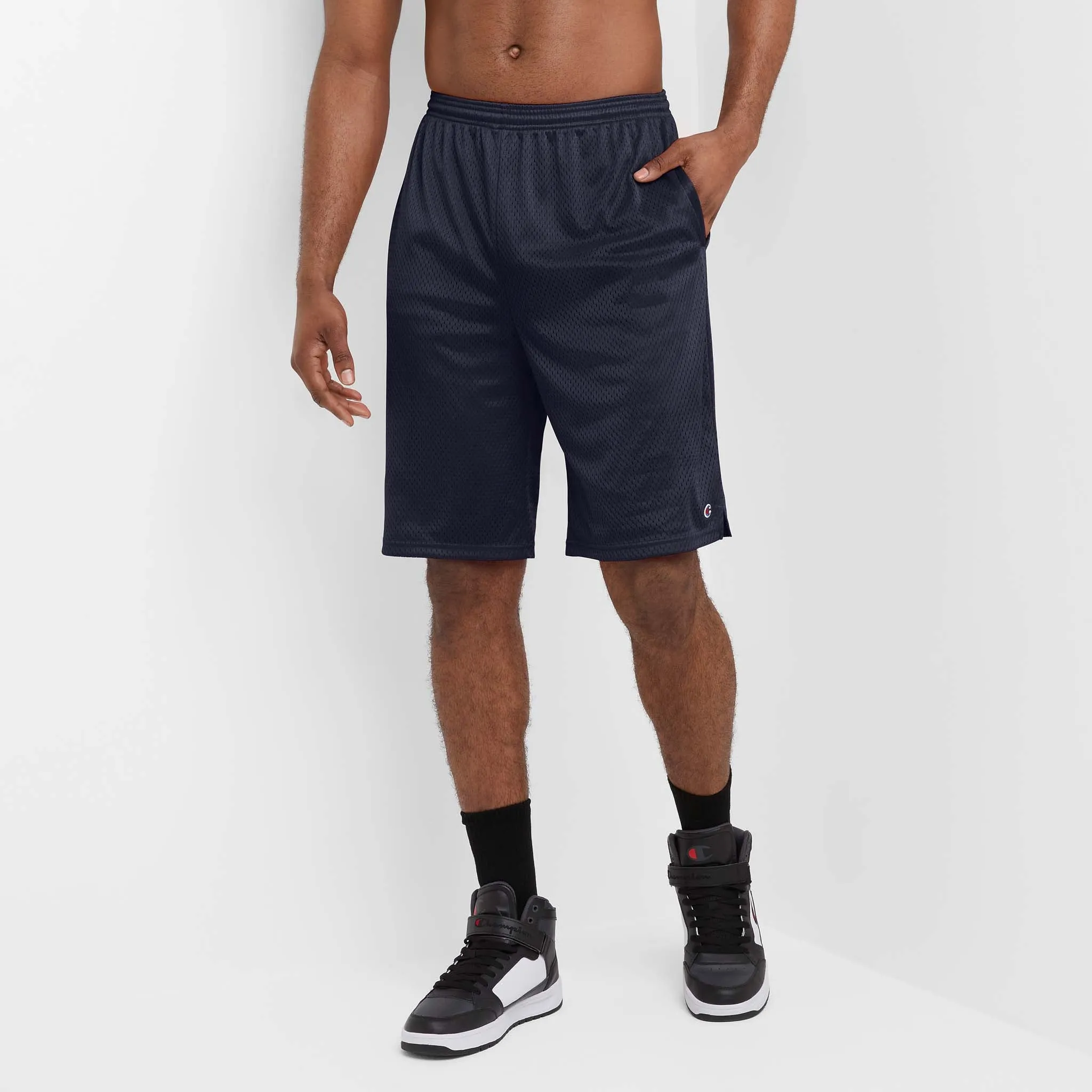 Classic Mesh Gym Shorts, C Logo - Big & Tall Outdoor Adventure Shorts