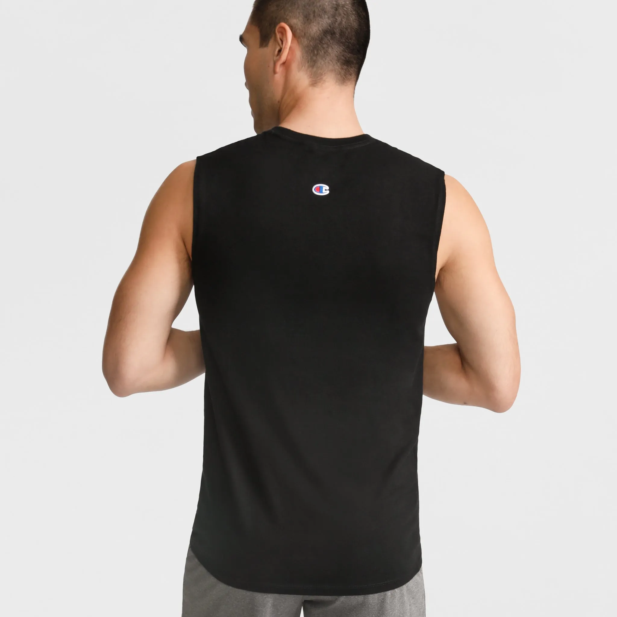 Classic Muscle Tank, Script Logo Urban Street Style