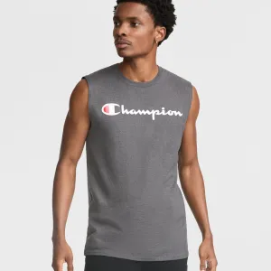 Classic Muscle Tank, Script Logo Urban Street Style