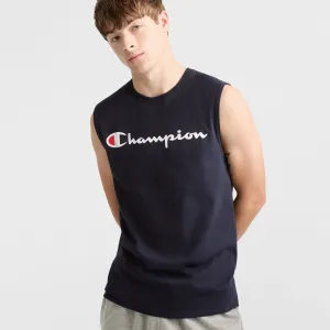 Classic Muscle Tank, Script Logo Urban Street Style