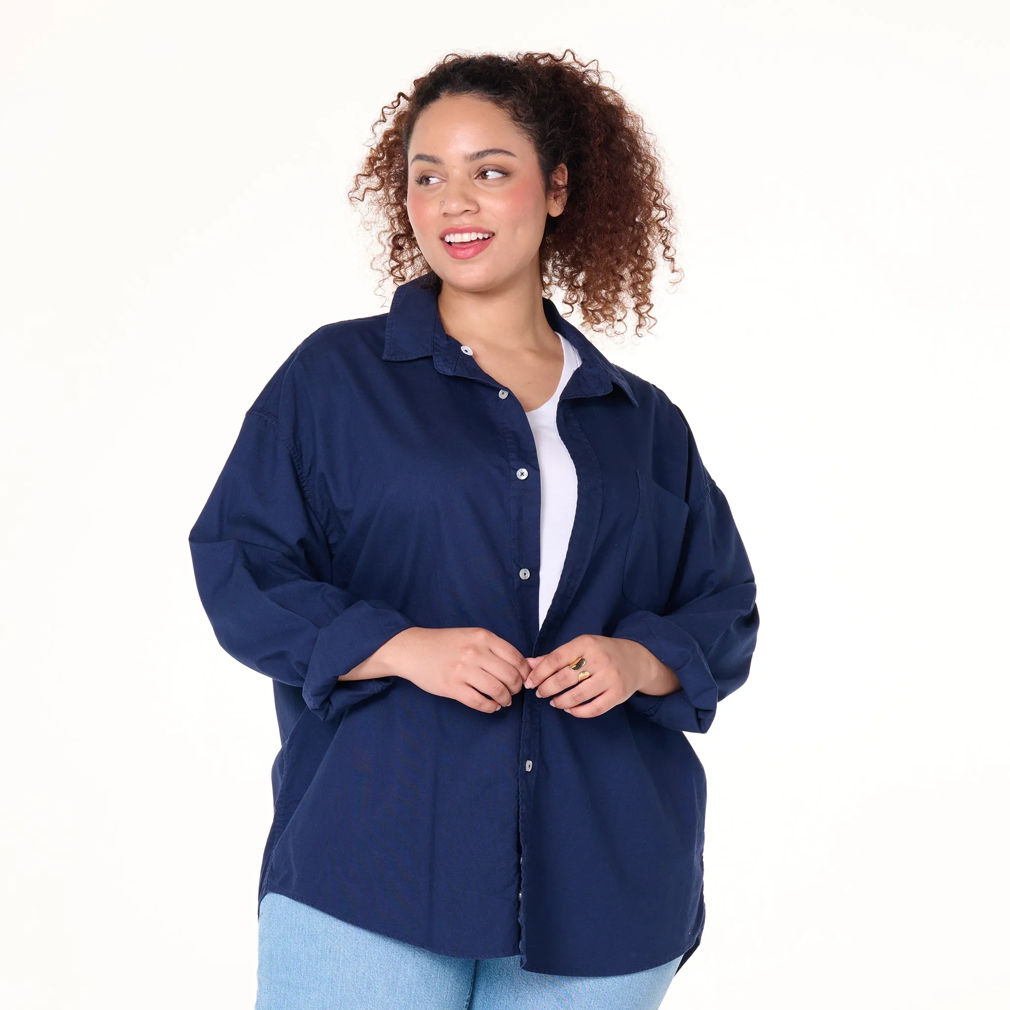 Classic Oxford Shirt | Plus Size Office Ready