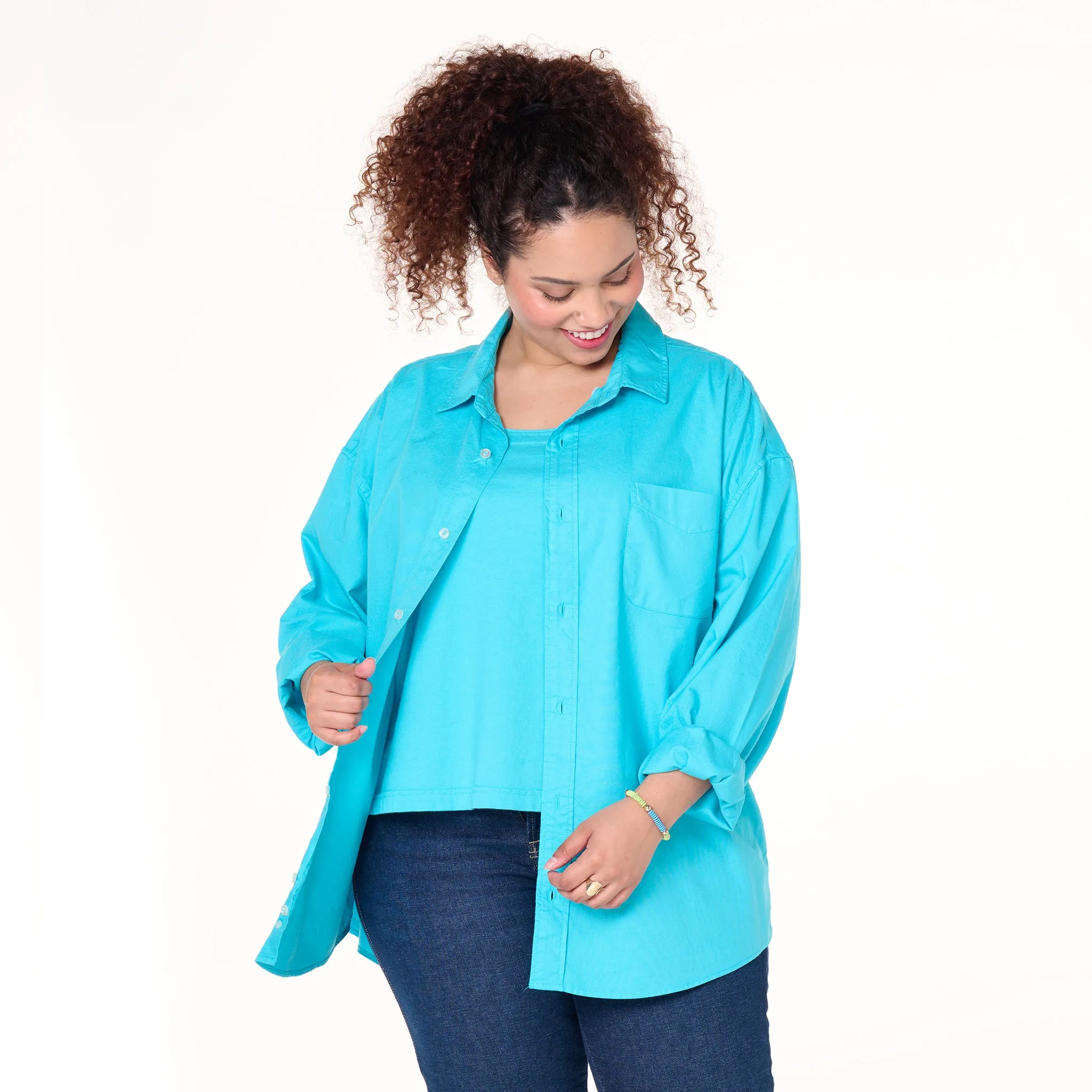 Classic Oxford Shirt | Plus Size Office Ready