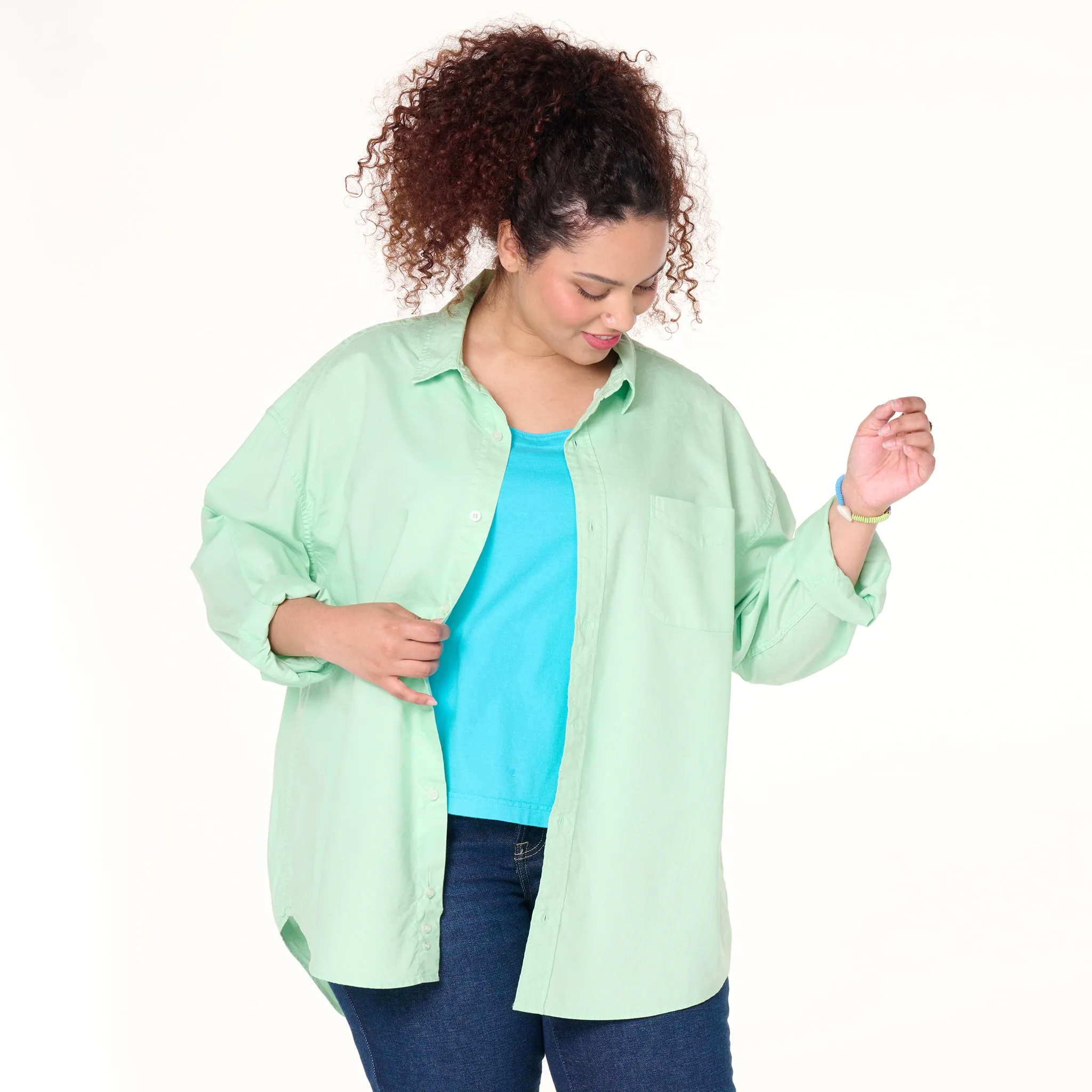 Classic Oxford Shirt | Plus Size Office Ready