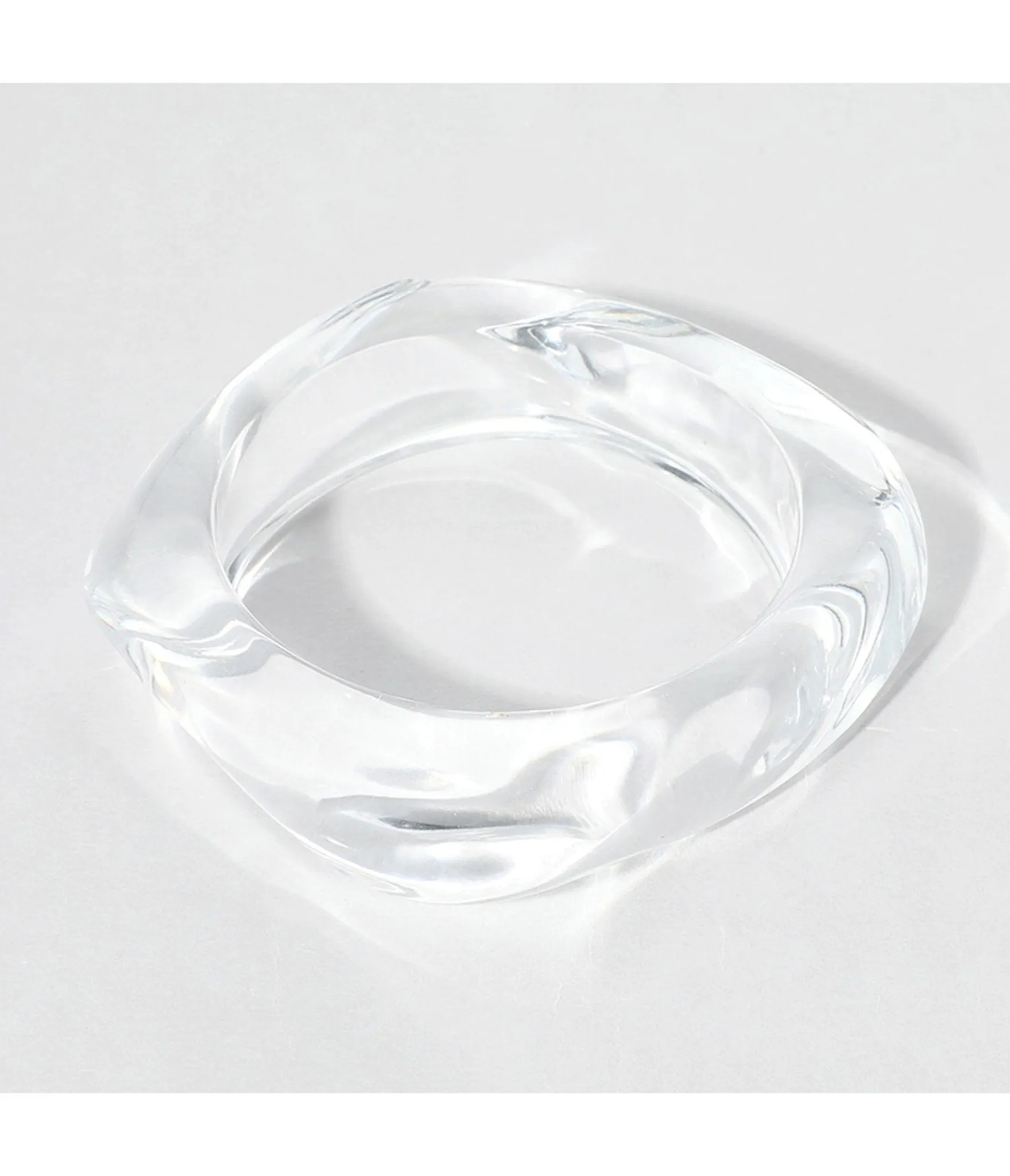 Clear Acetate Chunky Bangle Boho Chic