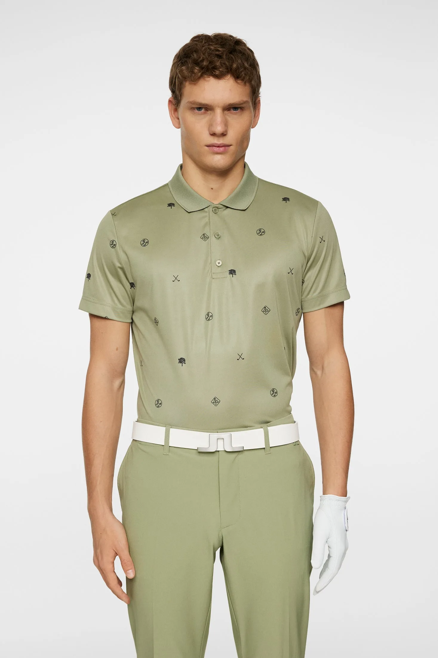 Club House Motif Polo Office Smart Casual