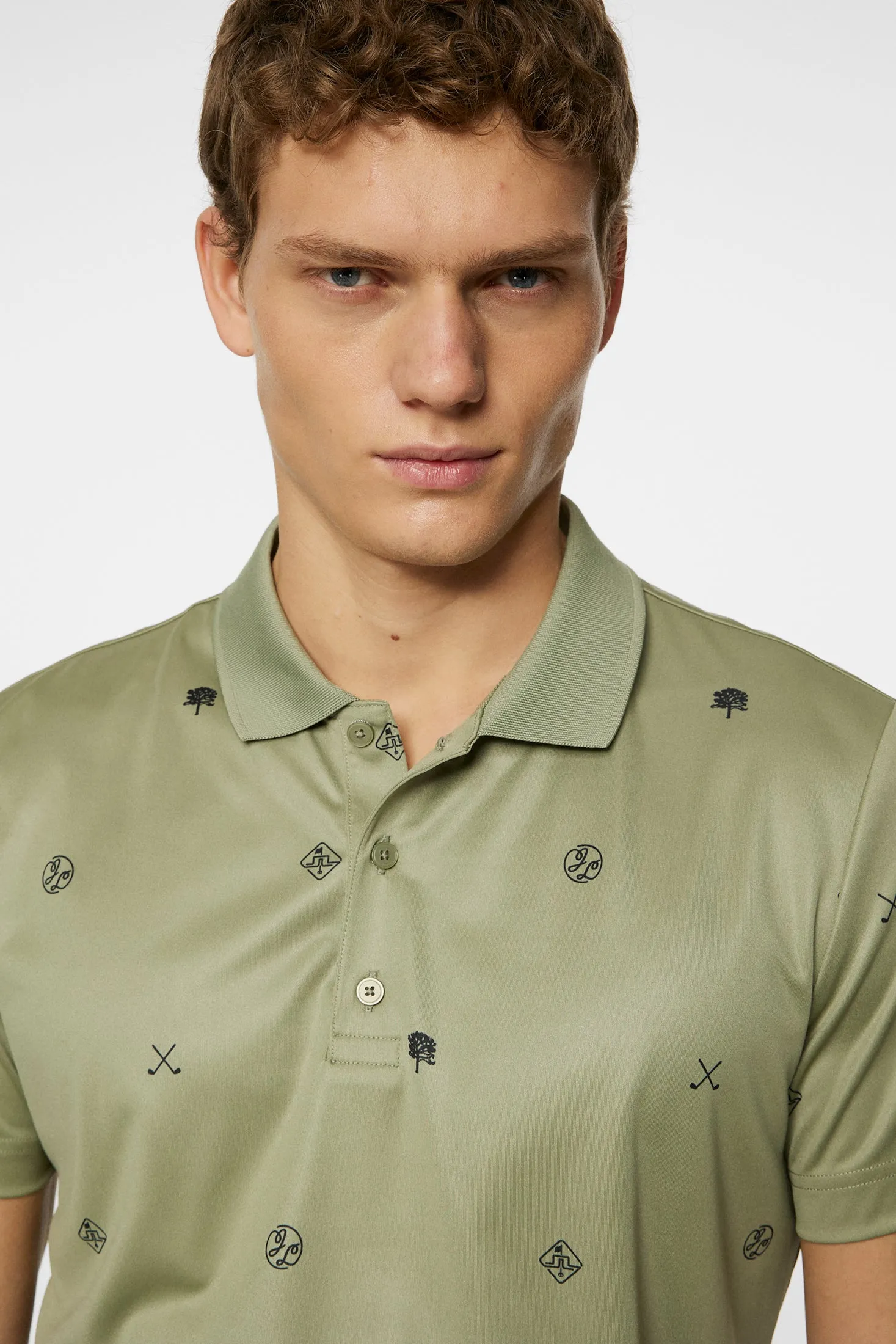 Club House Motif Polo Office Smart Casual