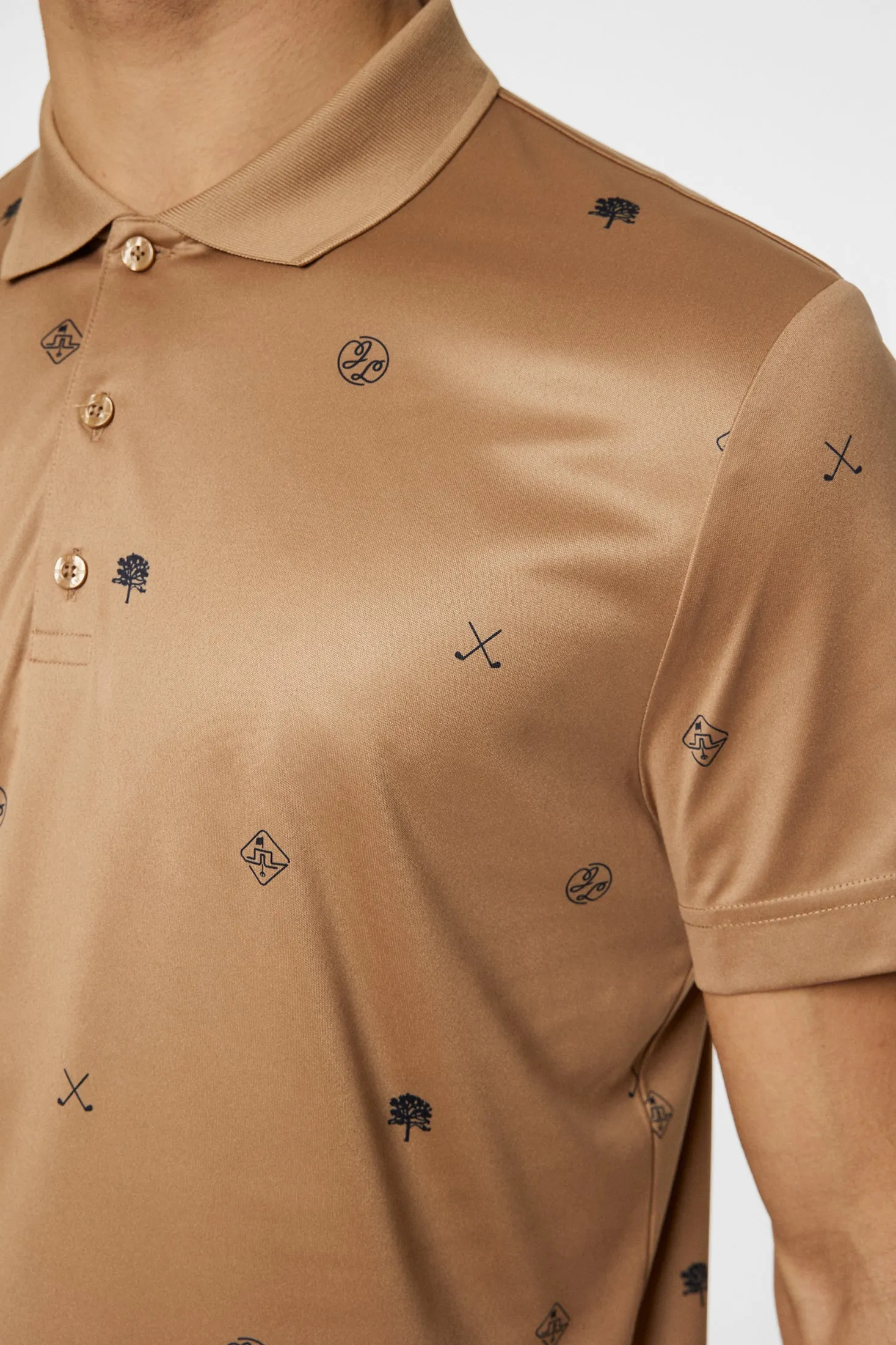 Club House Motif Polo Office Smart Casual