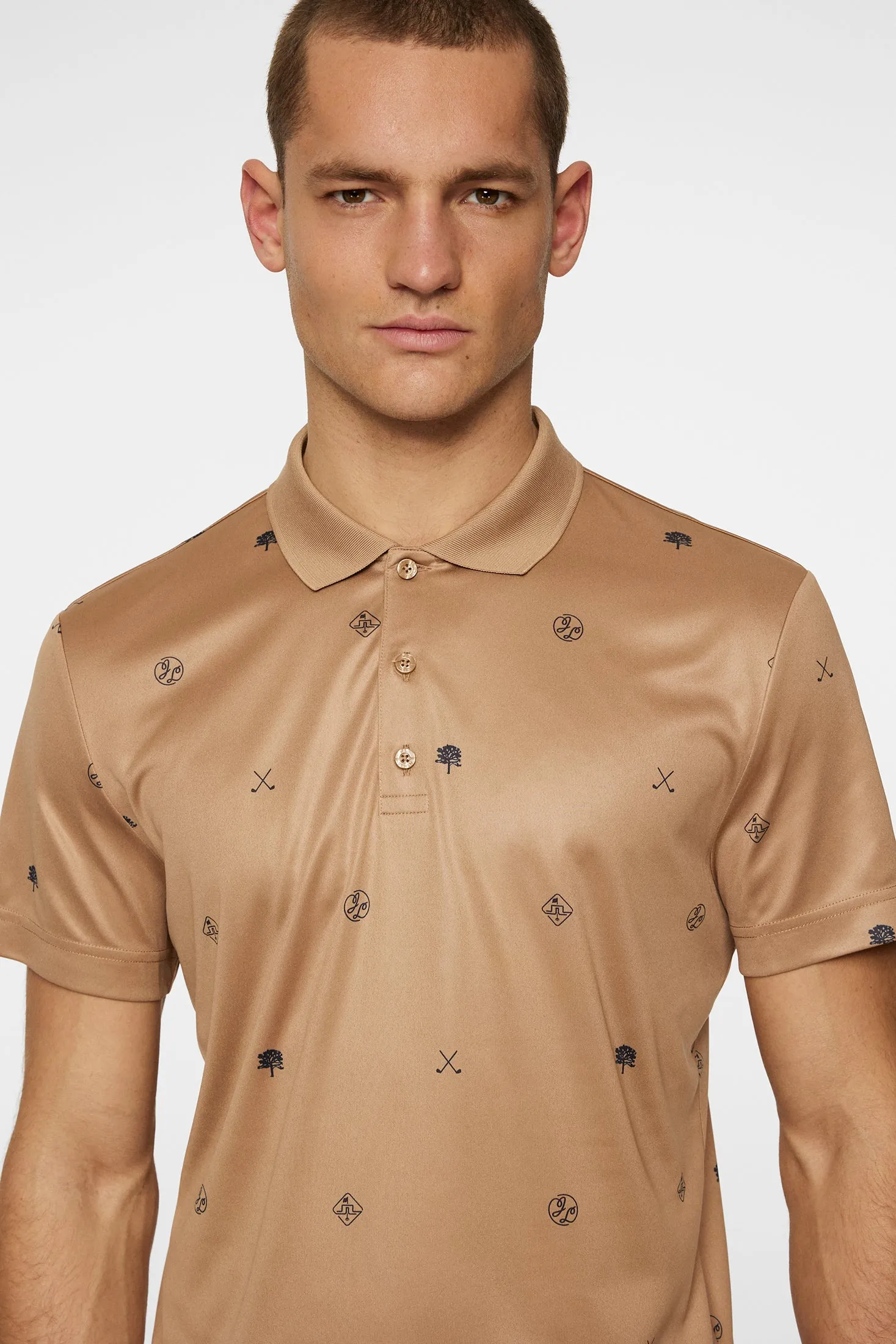 Club House Motif Polo Office Smart Casual