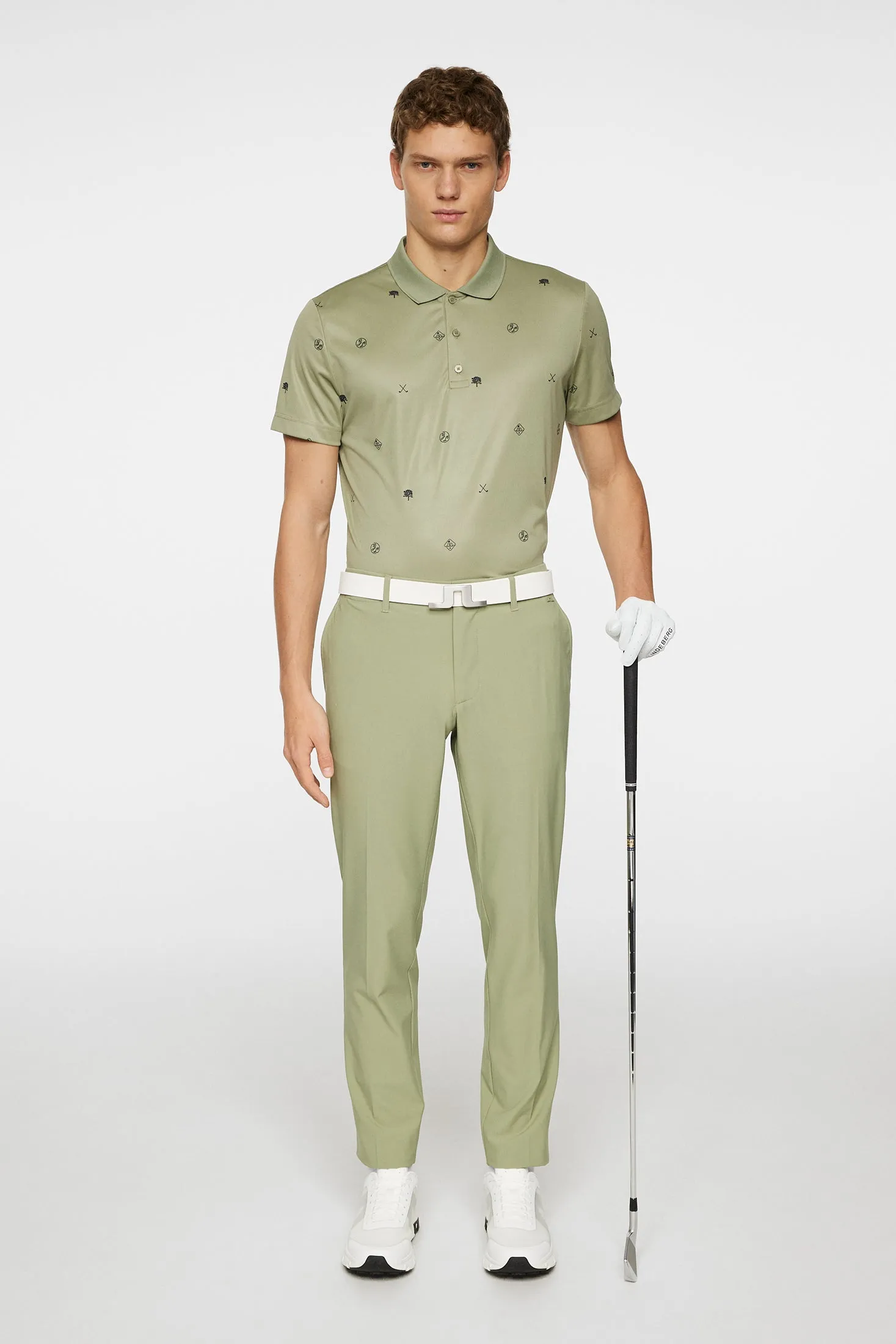 Club House Motif Polo Office Smart Casual