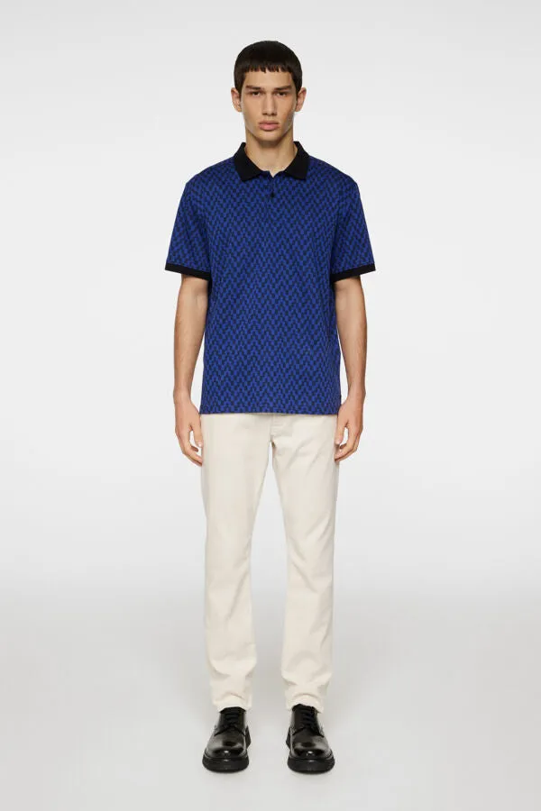 Devon Jacquard Polo Office Smart Casual