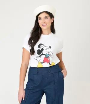 Disney's Mickey & Friends by Unique Vintage Sailor Mickey Unisex Graphic Tee Easy Date Night