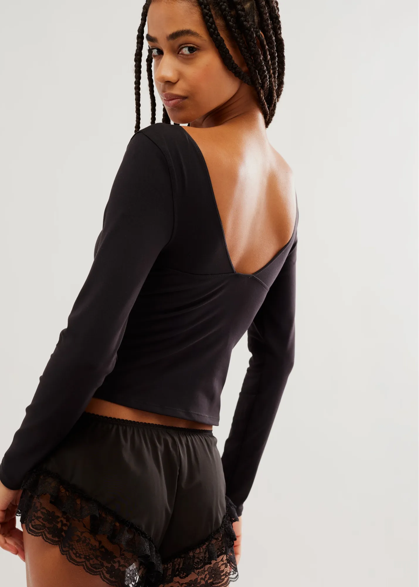 Duo Corset Long Sleeve Everyday Casual Look