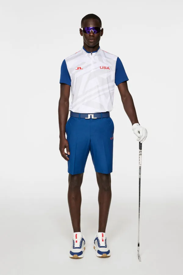 Fabien USA GOLF Mockneck Polo Office Smart Casual