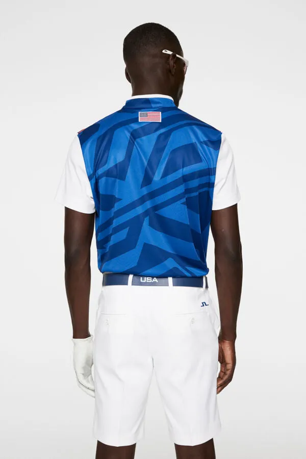 Fabien USA GOLF Mockneck Polo Office Smart Casual
