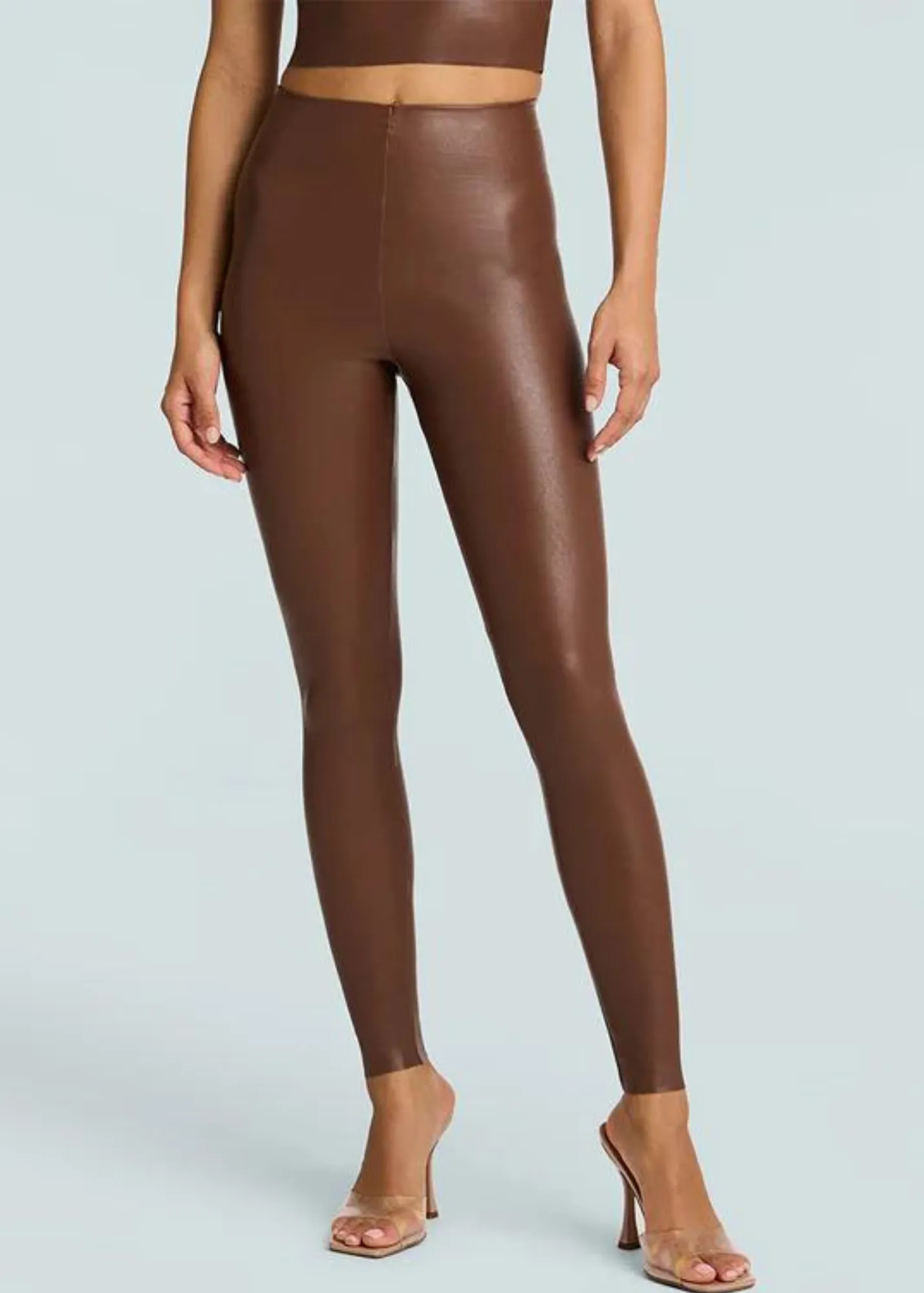 Faux Leather Legging High Performance Wear