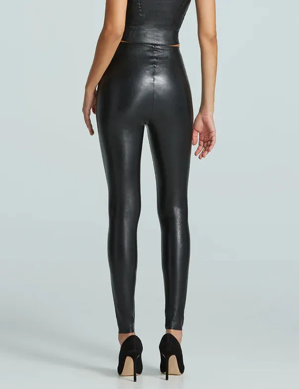 Faux Leather Legging High Performance Wear