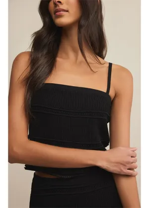 Fernanda Cropped Crochet Tank Everyday Casual Look